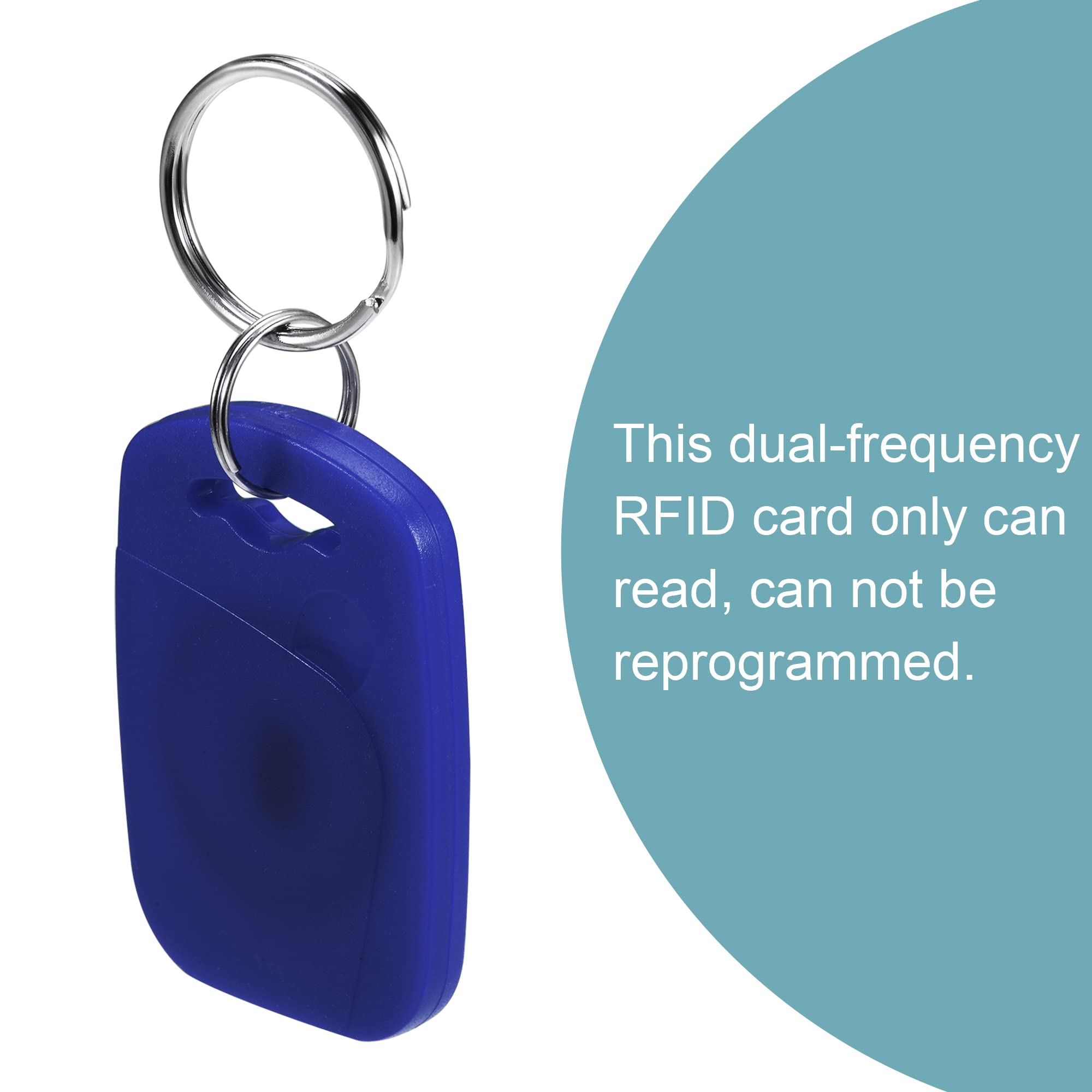 sourcingmap Electronics badge RFID double fréquence bleu lot de 5