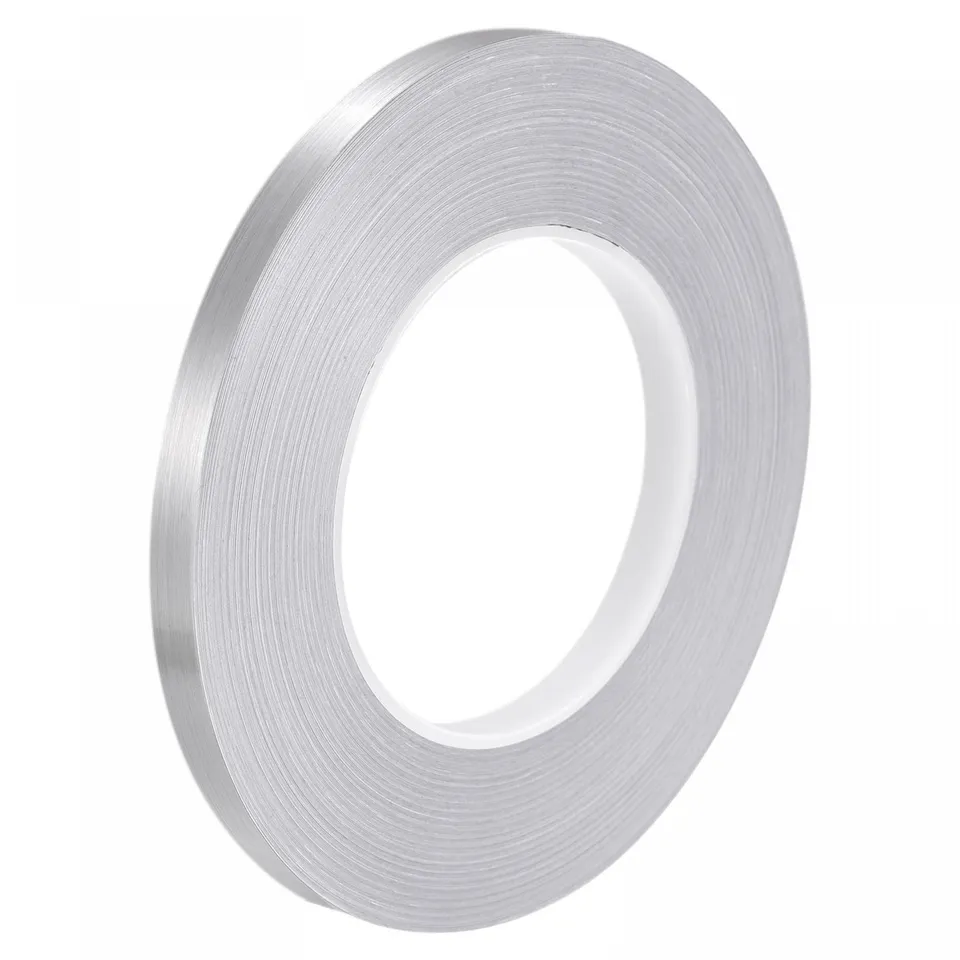 sourcing map Home & Garden ruban adhésif carrelage argenté 8mm x 50m