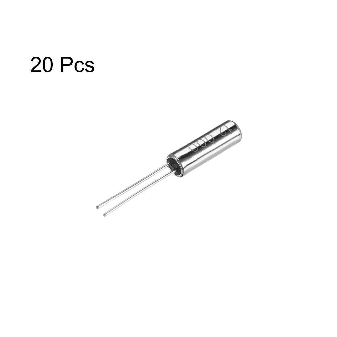 sourcing map Oscillateur Quartz 12MHz 20Pcs DIP 2x6mm