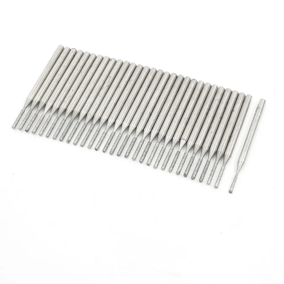 Sourcingmap Industrial fraise diamant cylindrique 1,5mm lot 30 coffret