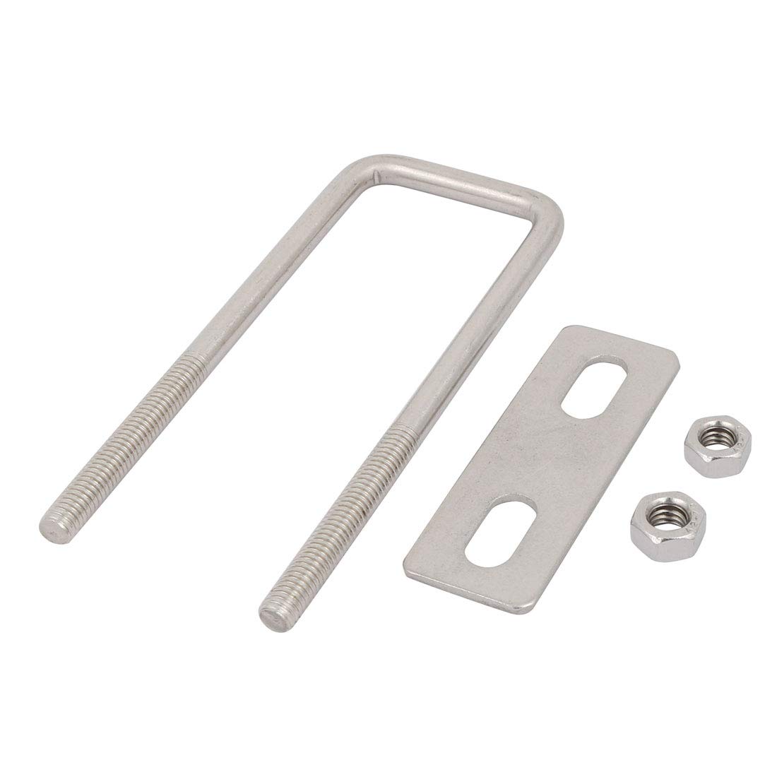 Sourcing Map Boulon en U inox 304 M6 100mm lot 4