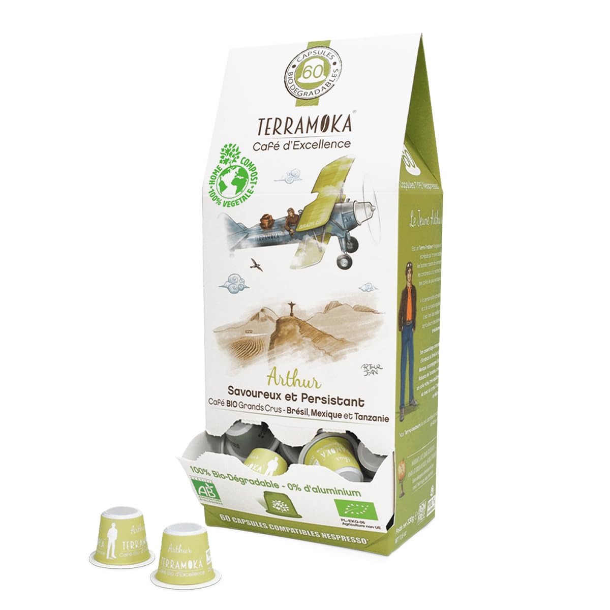Terramoka Arthur Capsules Nespresso Bio 360 Riche