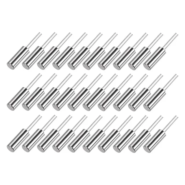 sourcing map quartz oscillateur 32,768kHz cylindrique 30 pcs DIP