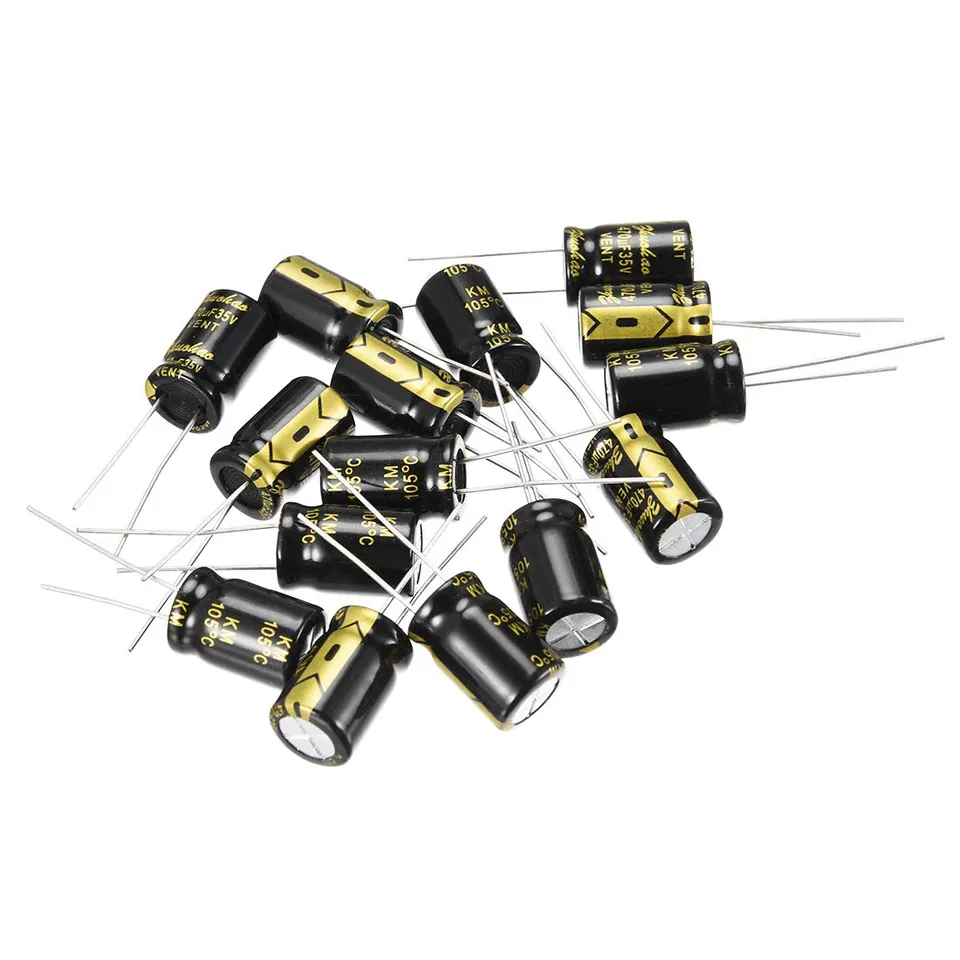 Sourcing Map Condensateur Électrolytique 470uF 35V 10x15mm Lot 15