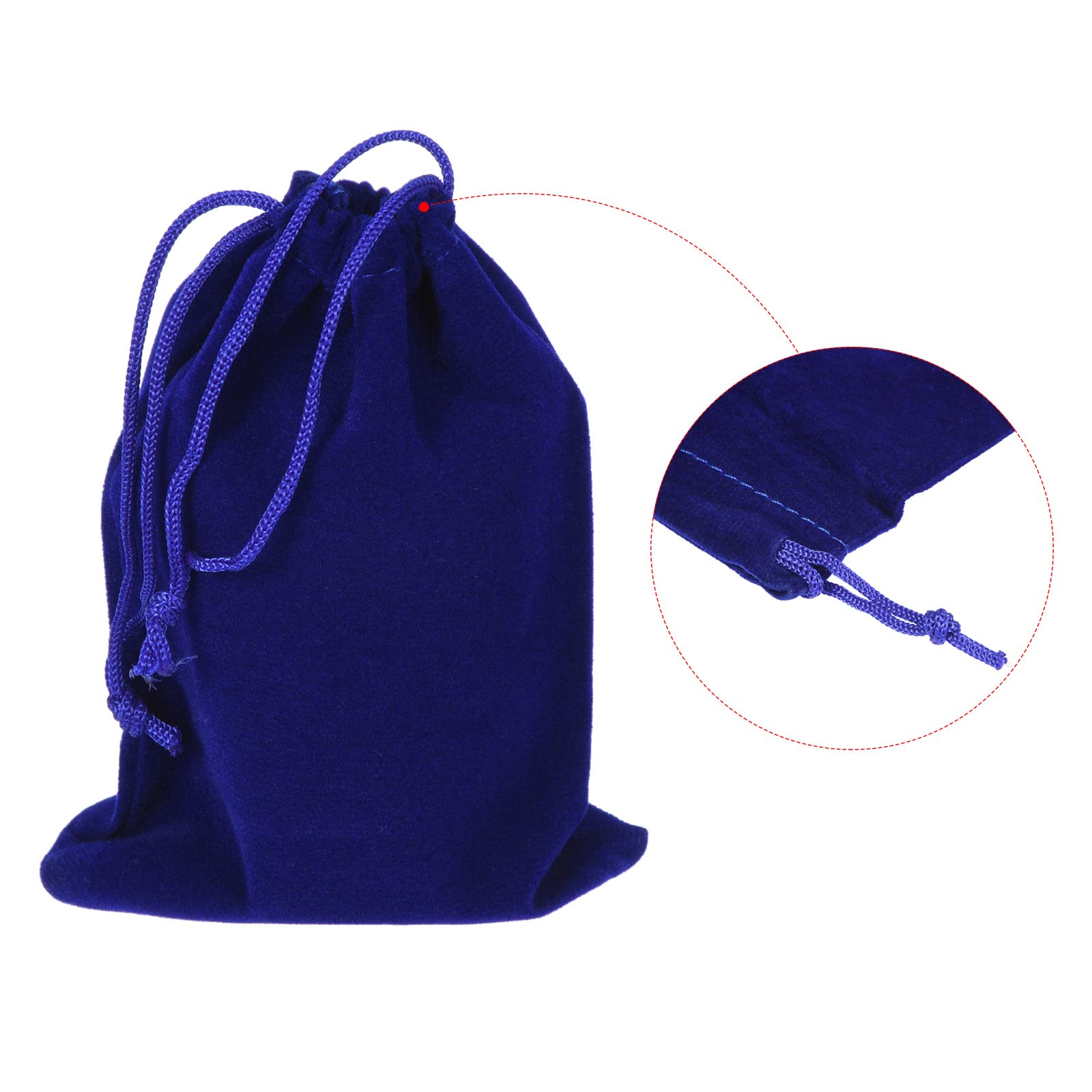 Sourcingmap 18x12cm Pochette Cordon Bleu 5Pcs Microfibre