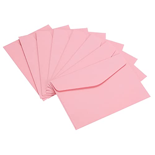 sourcing map Office mini enveloppes papier rose 60 pièces