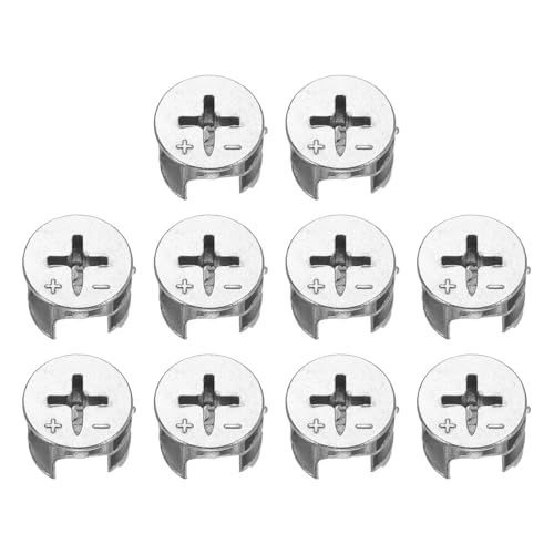 sourcingmap Industrial Ecrou Came Meuble 15x12mm Lot 10