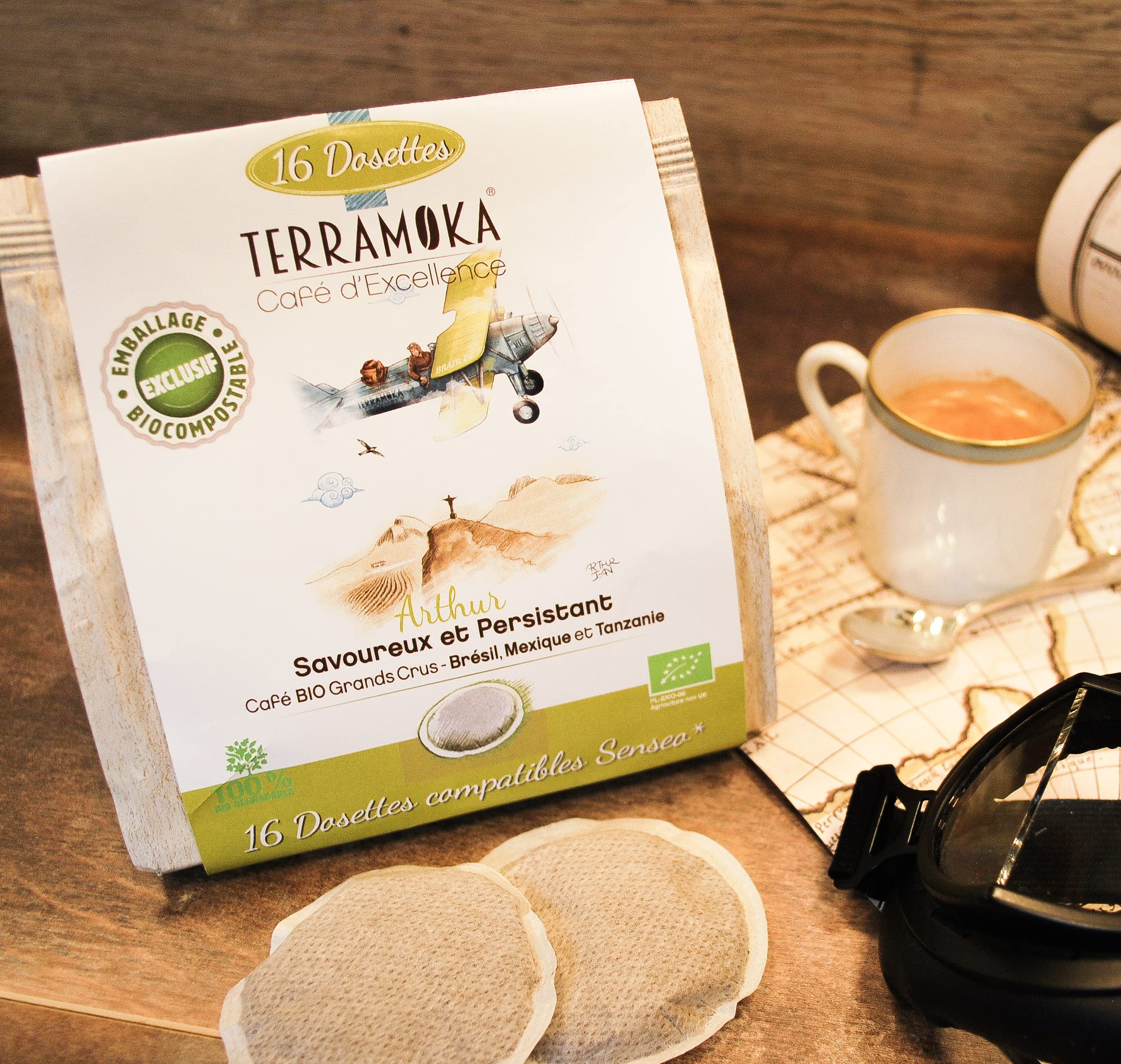 Terramoka La Signature dosettes Senseo bio coffret 96
