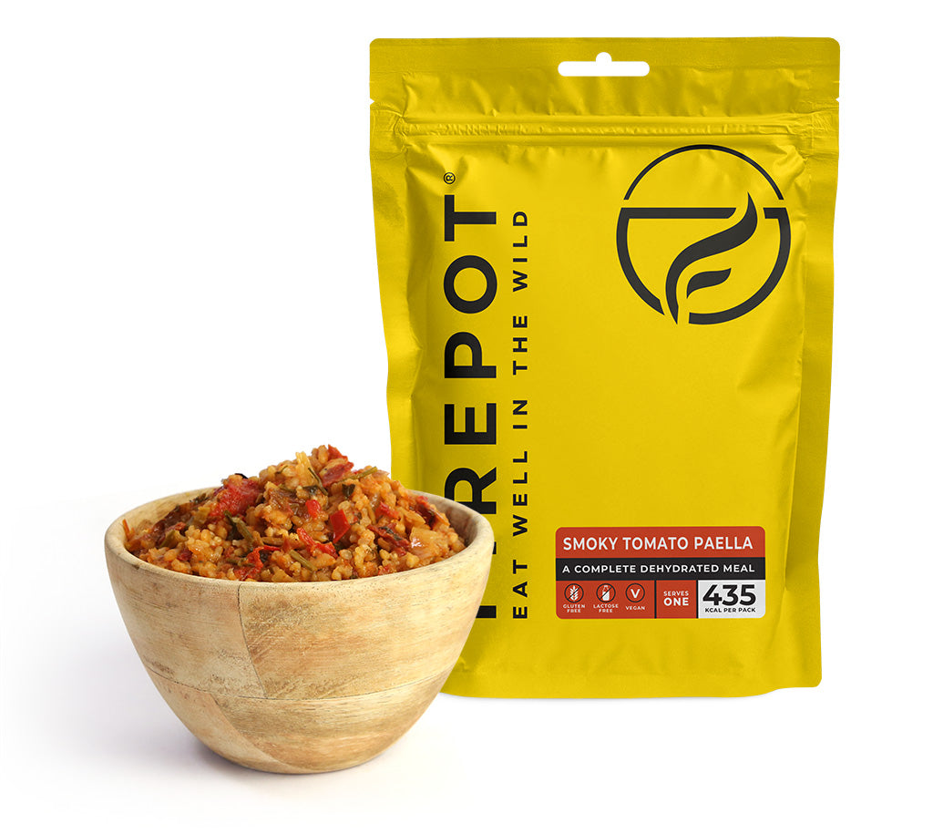 Firepot Smoky Tomato Paella plat lyophilisé 135g vegan