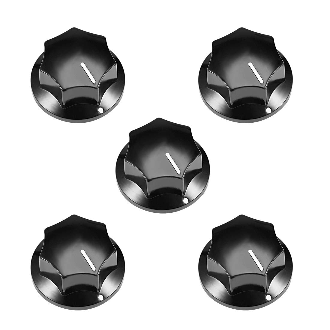 sourcing map B01 bouton potentiomètre 6mm noir 10 pcs 24x15mm