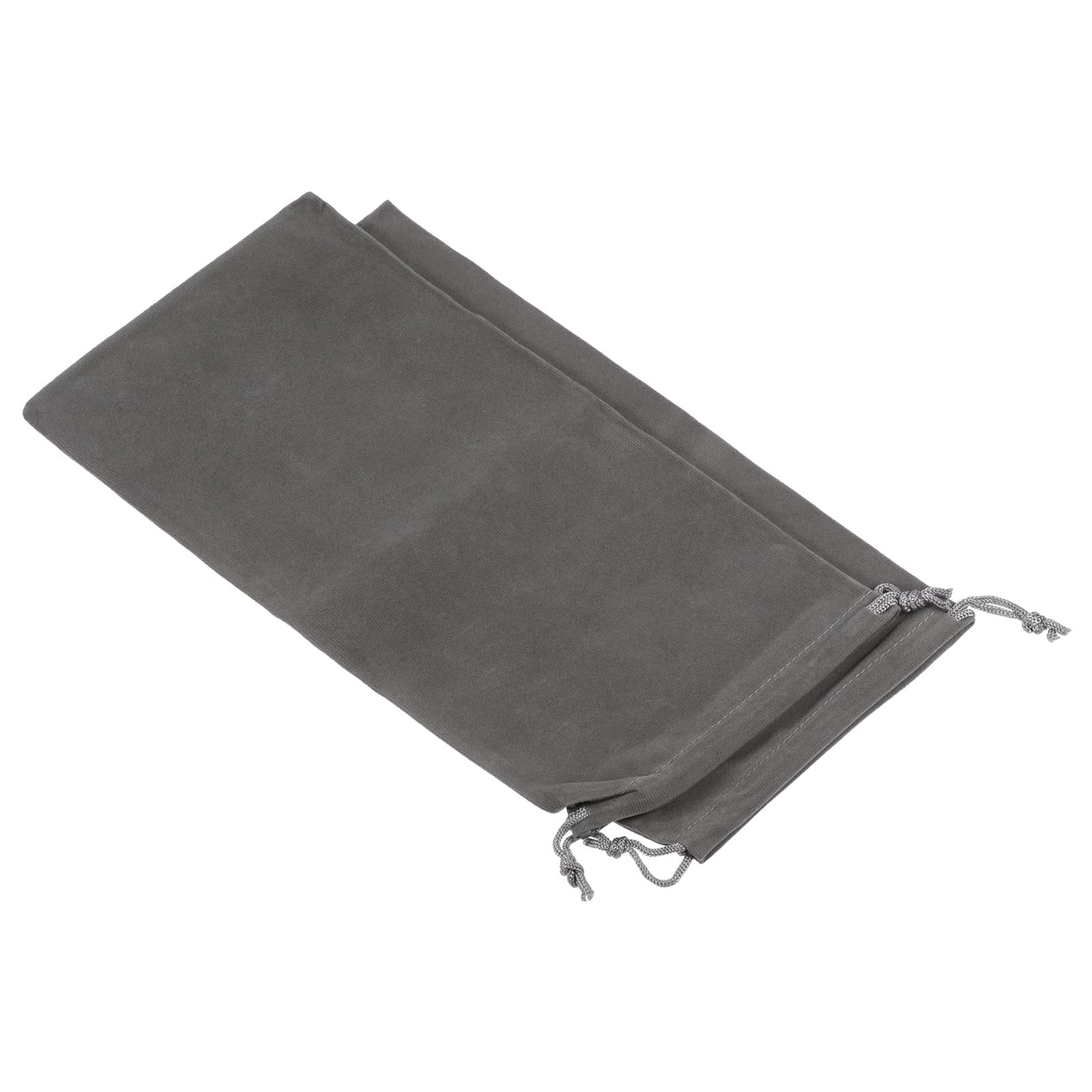 Sourcing Map Pochette Microfibre Cordon 2 pcs Gris 30x15 cm