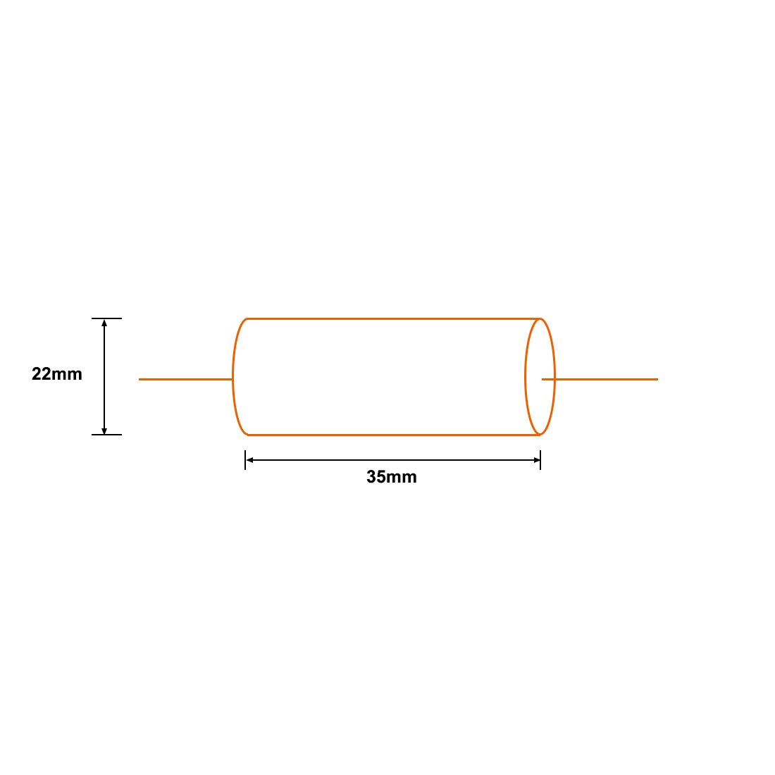 sourcing map 12.0uF 100V condensateur film axial audio
