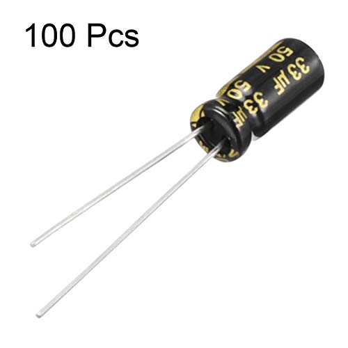 Sourcingmap 33uF 50V condensateur électrolytique 5x11mm lot 100