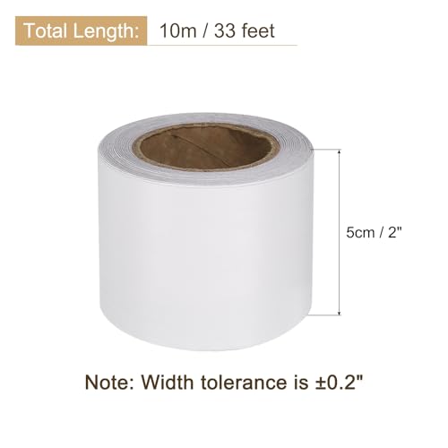Sourcingmap Home & Garden ruban adhésif grain bois blanc 5cm x 10m PVC