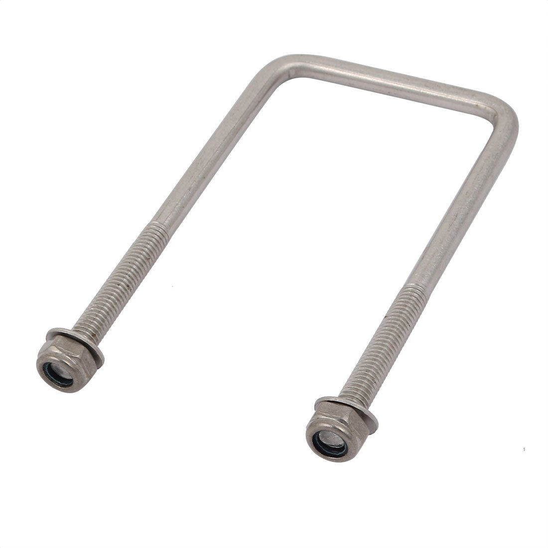sourcingmap boulon U carré inox M6 100mm écrous