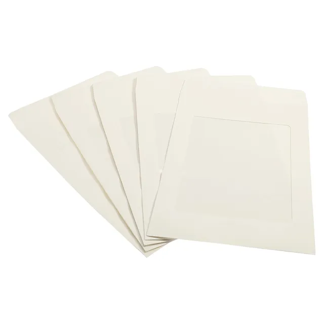 sourcingmap A4 enveloppe à fenêtre blanche lot 10 simple face