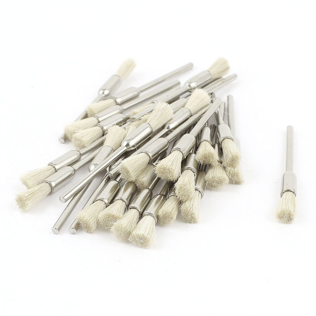 SOURCINGMAP Industrial Brosse Polissage Stylo Blanc Lot 30