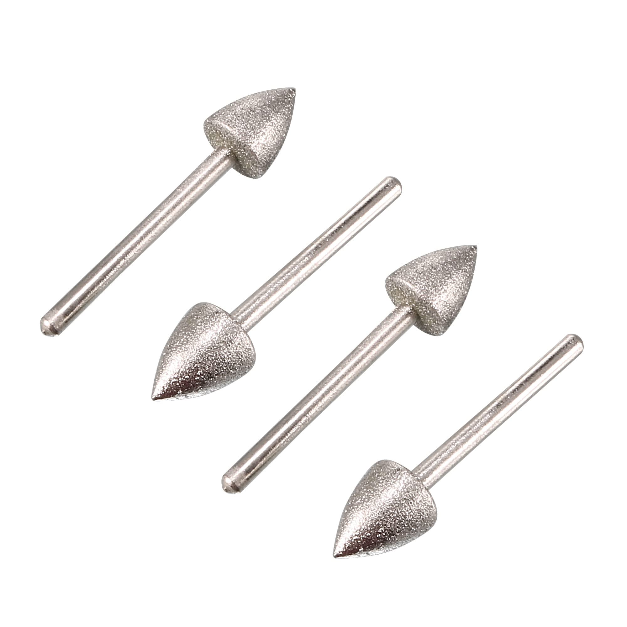 Sourcing Map Pointe diamant conique 10mm meule lot 4