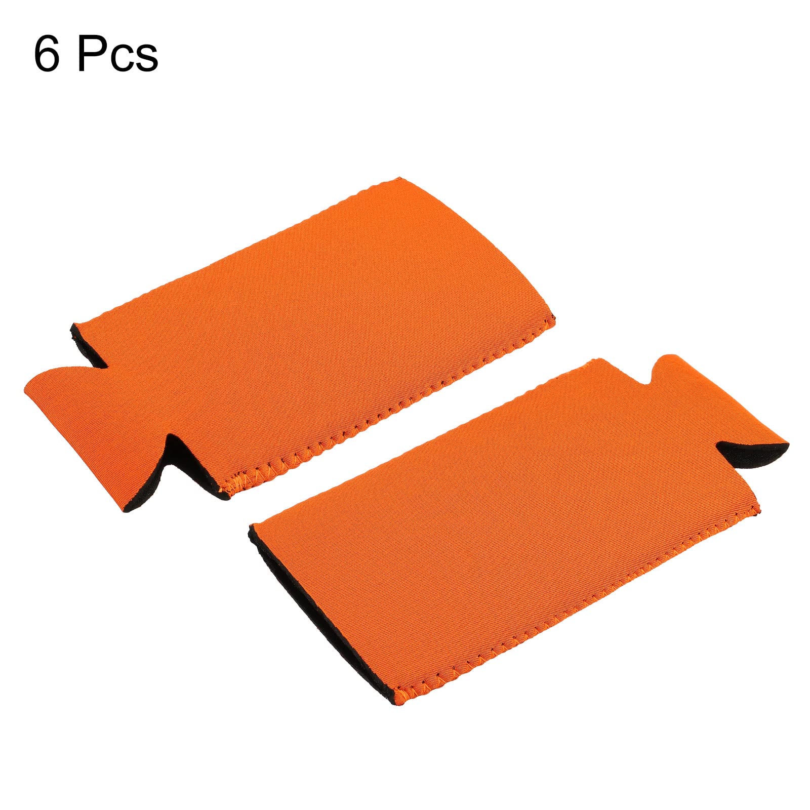 Sourcing map manchon canette néoprène orange 6 pièces isotherme
