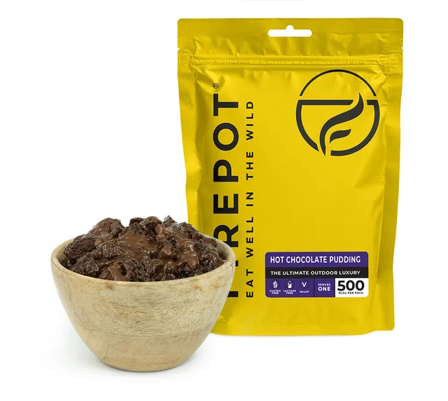 Firepot Hot Chocolate Pudding dessert lyophilisé 110g vegan