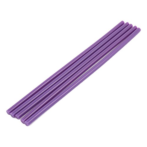 Sourcingmap Home & Garden bâton colle chaude 250x7mm violet x5 EVA