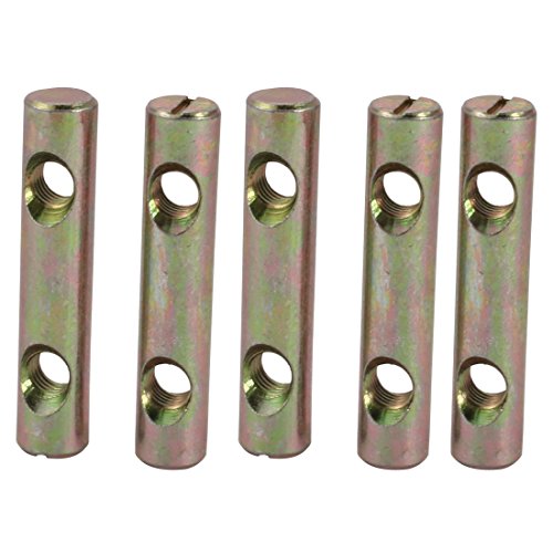 Sourcing Map Home & Garden écrou croisé M8x60mm fer zingué 5pcs