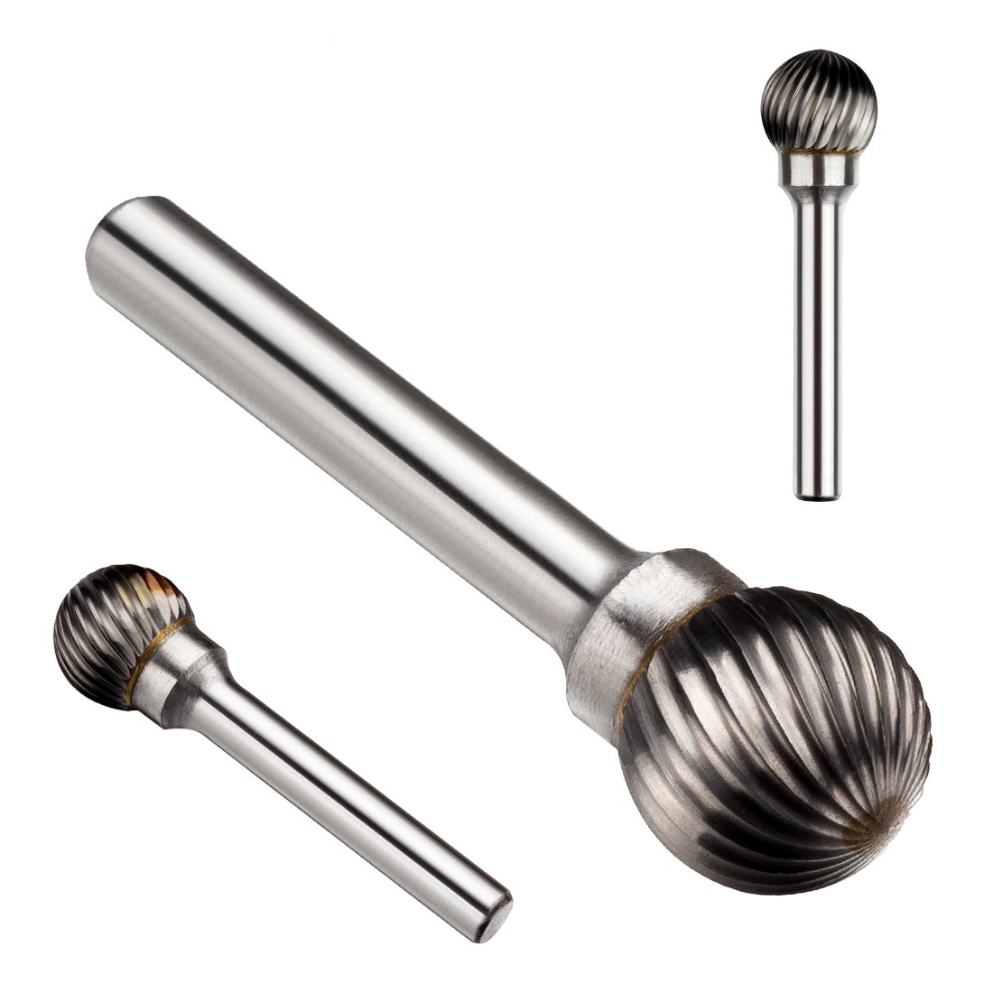 Sourcingmap fraise rotative carbure conique 8 mm tige 6 mm