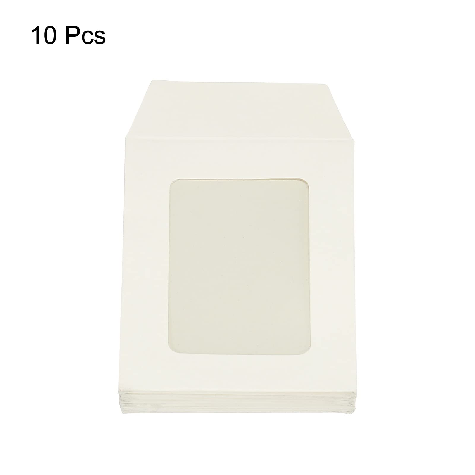 sourcingmap 3 pouces enveloppe à fenêtre blanche lot 10 simple face