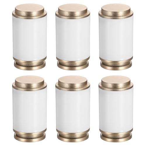 Sourcingmap 6 embouts tringle rideau blanc 28-30 mm PP