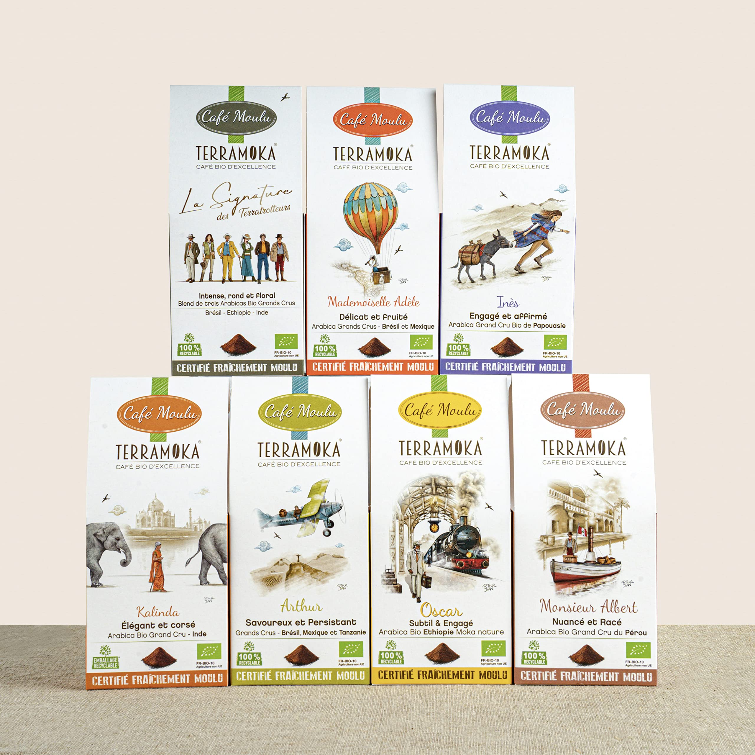 Terramoka La Signature Café Moulu Bio 1,75kg 7 Crus