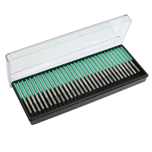 Sourcingmap 30 fraises diamant 2,5 mm cylindriques