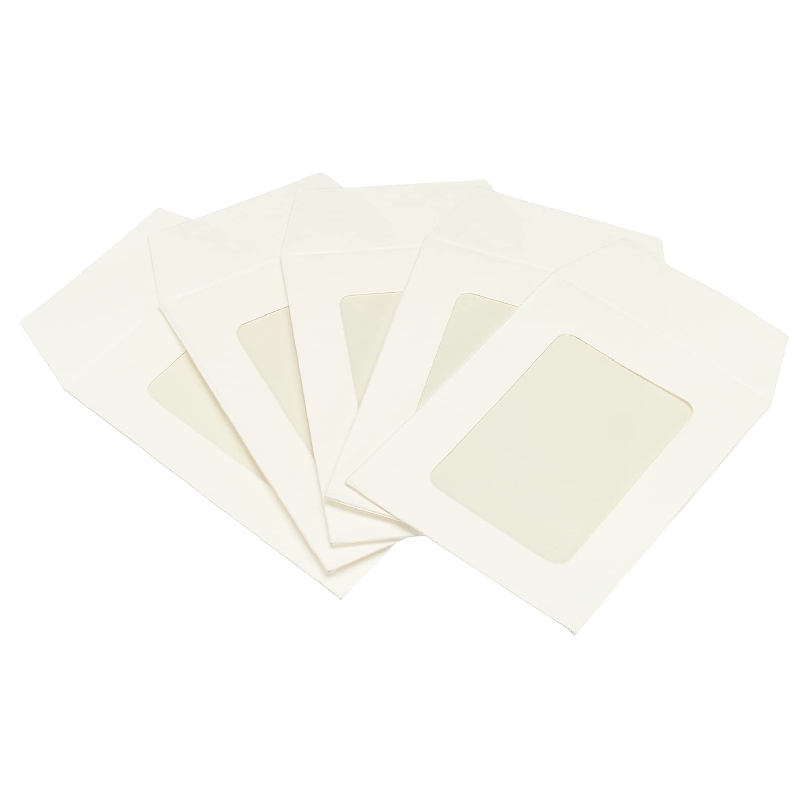 sourcingmap 3 pouces enveloppe à fenêtre blanche lot 10 simple face