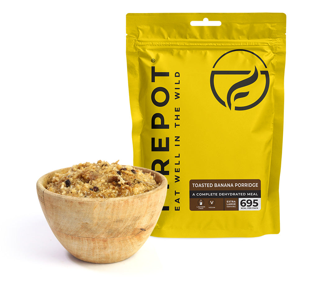 Firepot Toasted Banana Porridge petit déj lyophilisé 125g