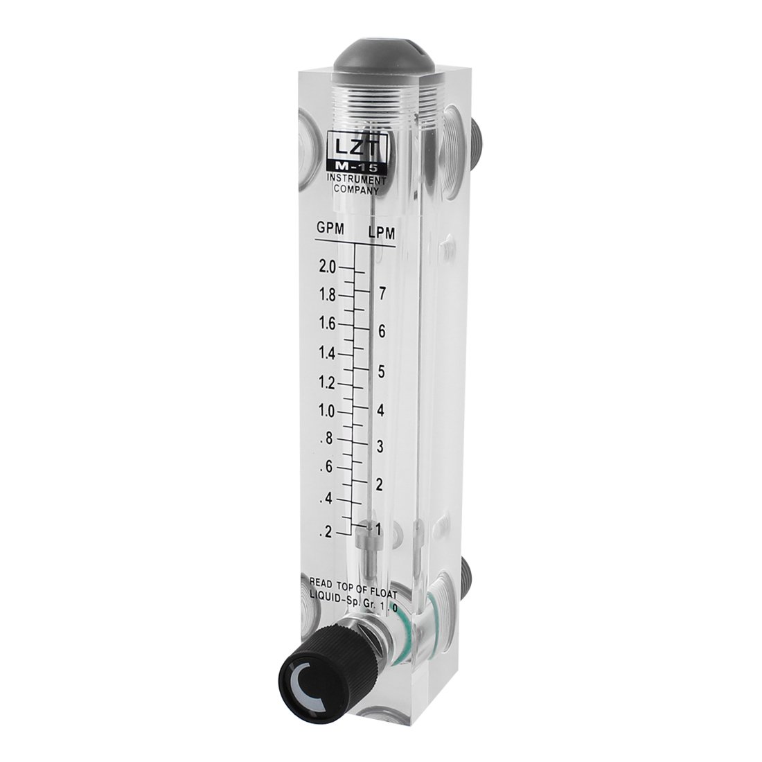 Sourcingmap LZT M-15 débitmètre eau 0,2-2 GPM 1/2 BSP