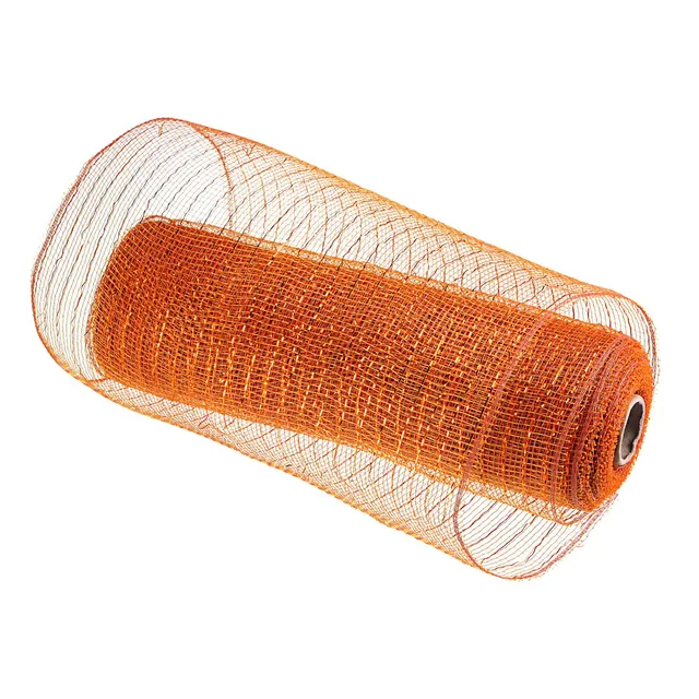 Sourcing Map Home & Garden ruban jute orange or 26 cm x 9 m