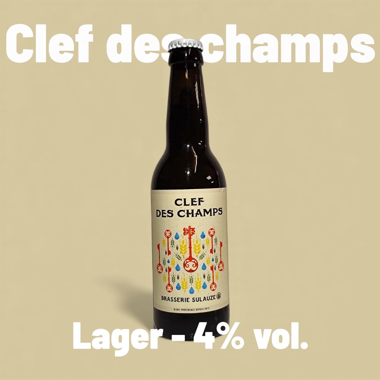 Brasserie de Sulauze Clef des Champs bière lager légère