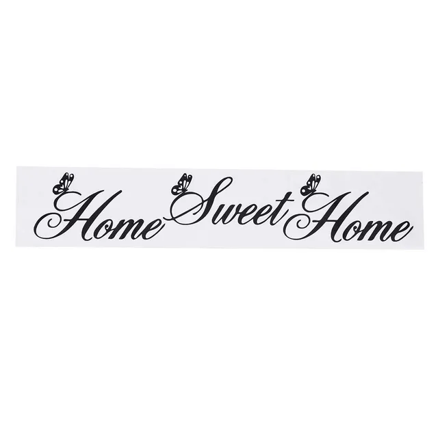 sourcing map sweet domicile sticker mural PVC 60x13 cm