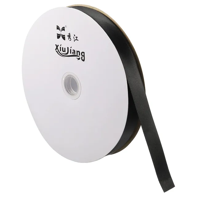 Sourcing Map Ruban Satin 20mmx91,4m Noir Fête Cadeau