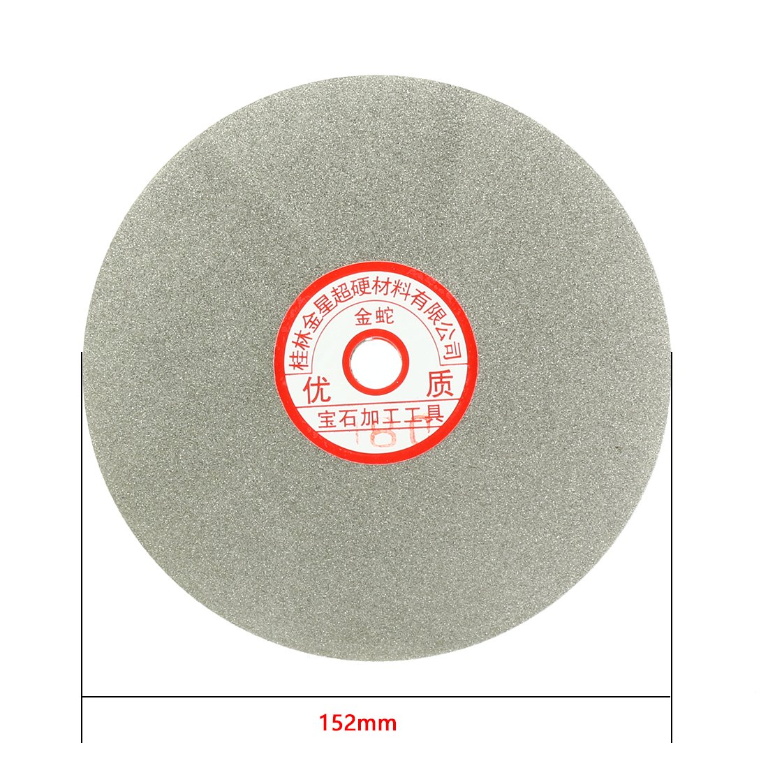 sourcingmap Industrial disque diamant 6" grain 180 polissage