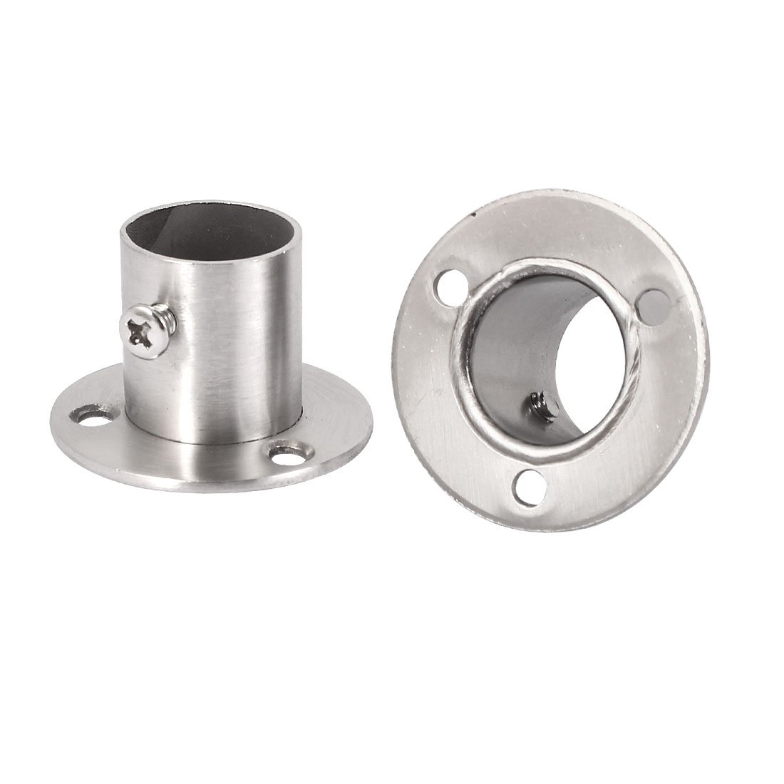 sourcingmap support penderie inox tube 22mm lot 2