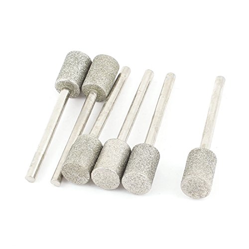 SOURCINGMAP Industrial Pointe Diamant Cylindrique 8mm Lot 6
