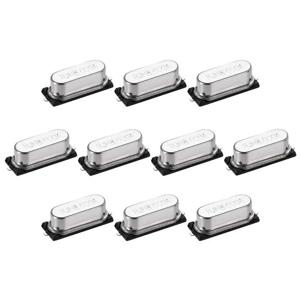sourcing map 49SMD oscillateur quartz 8MHz 10 pièces CMS