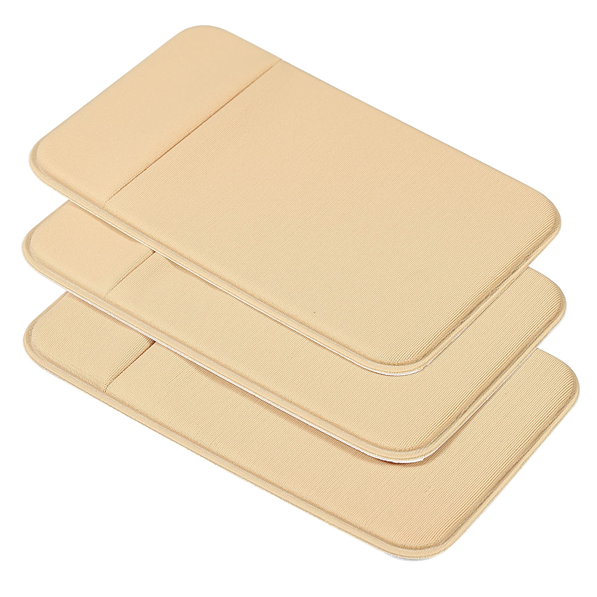 sourcing map porte-carte adhésif téléphone jaune lot 3 extensible