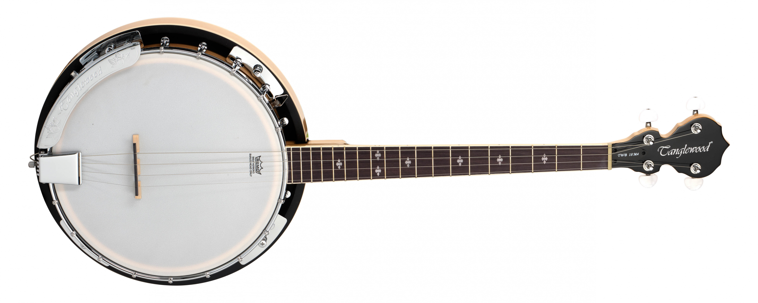 Tanglewood Banjos TWB18M4 banjo 5 cordes acajou