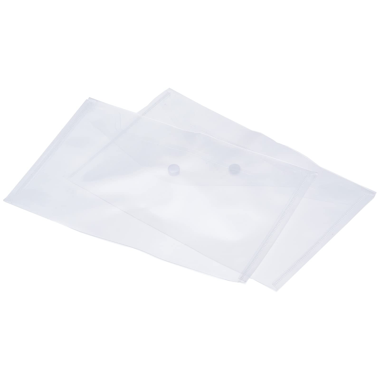 Sourcingmap enveloppe A5 bouton transparente lot de 12