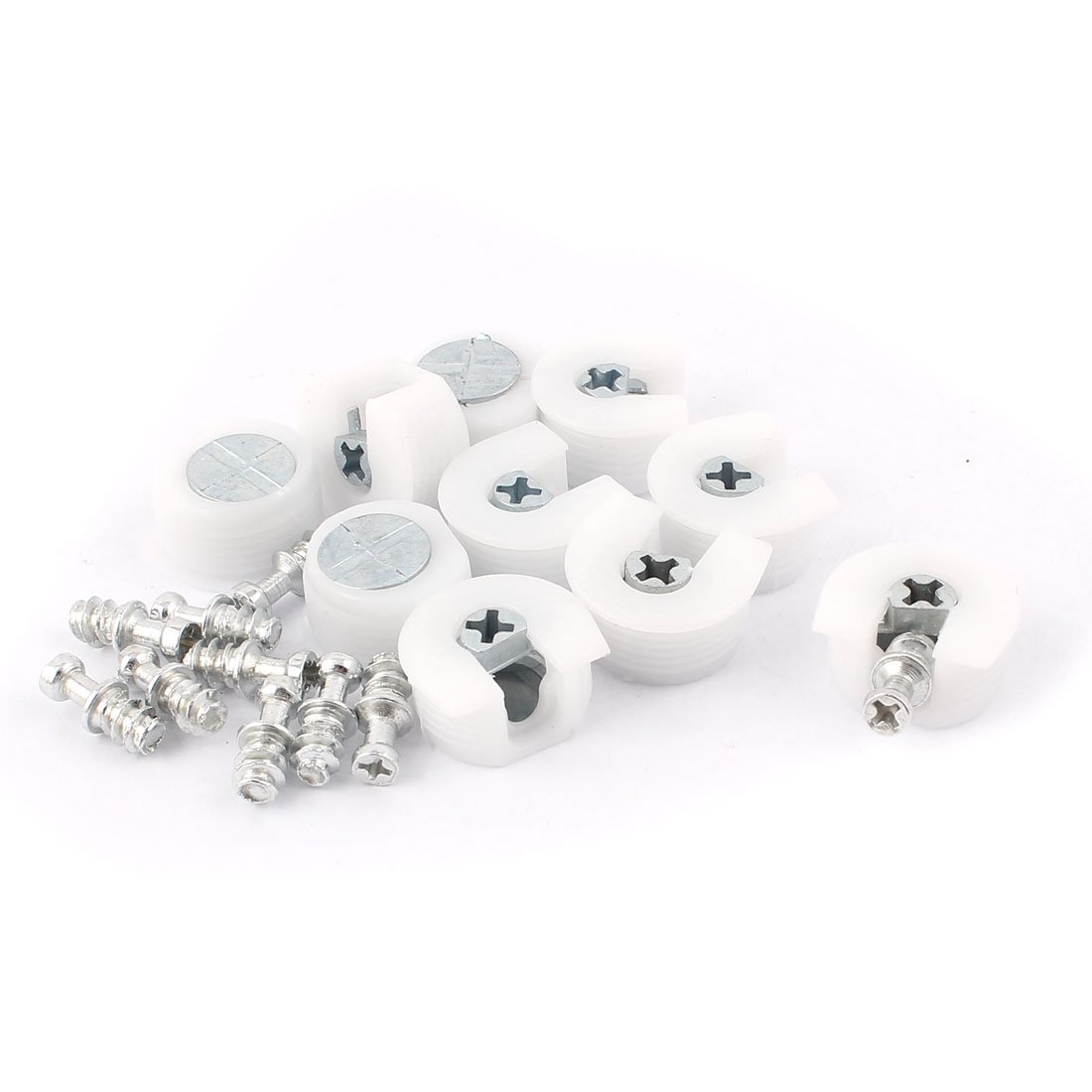 sourcingmap taquet étagère blanc support verre lot de 10