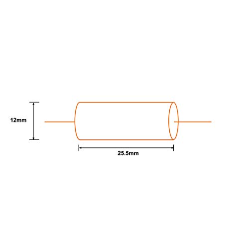 sourcing map 2.2uF 100V condensateur film axial jaune