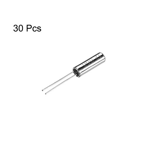 sourcing map kit quartz 12MHz DIP 30 pcs 2x6mm 3x8mm cristal
