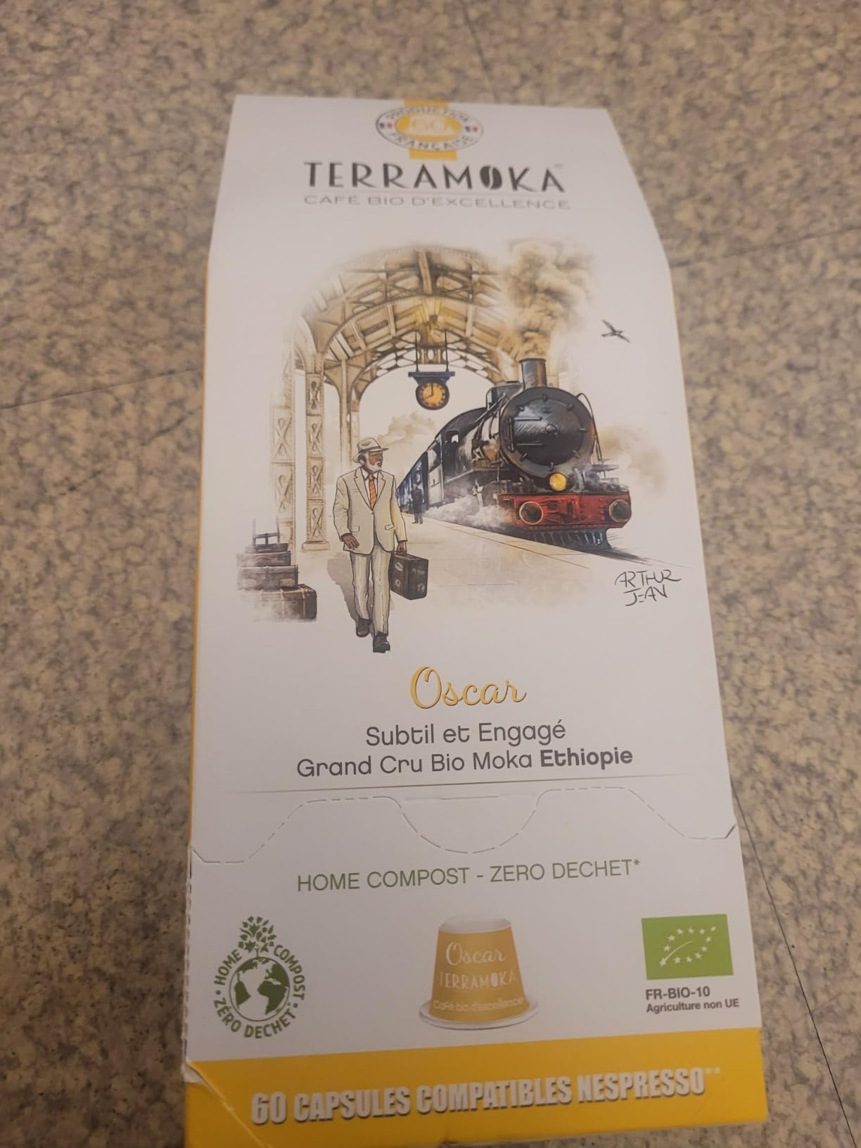 Terramoka Sir Oscar capsules café Éthiopie bio 60 fruité