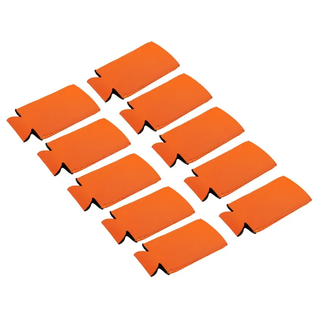 Sourcingmap Home & Garden manchon canette néoprène orange 12 pcs